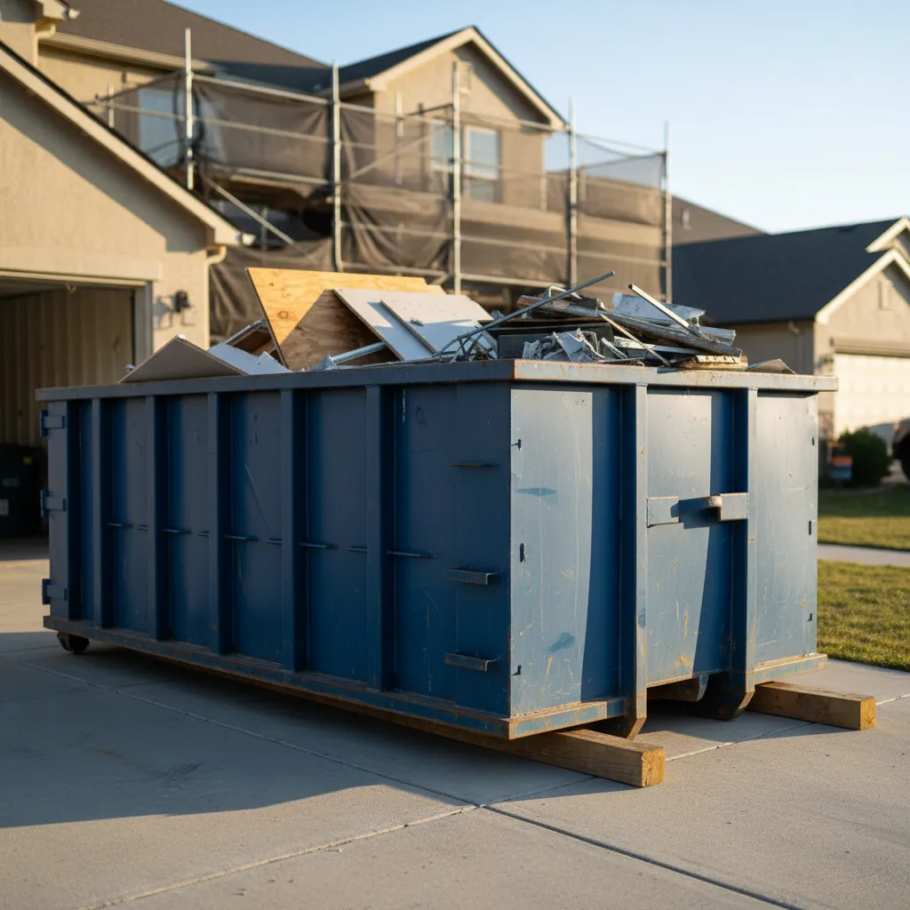 construction dumpster rental square