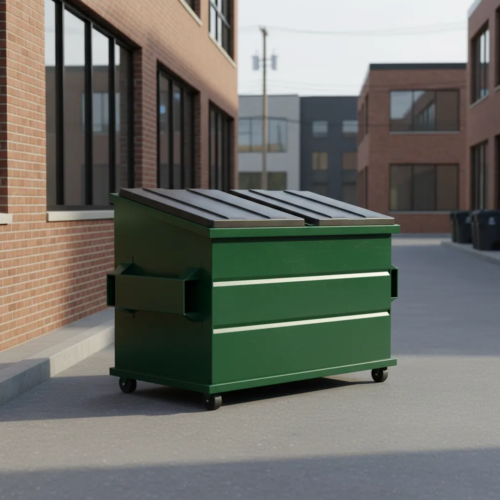 front load dumpster rental square